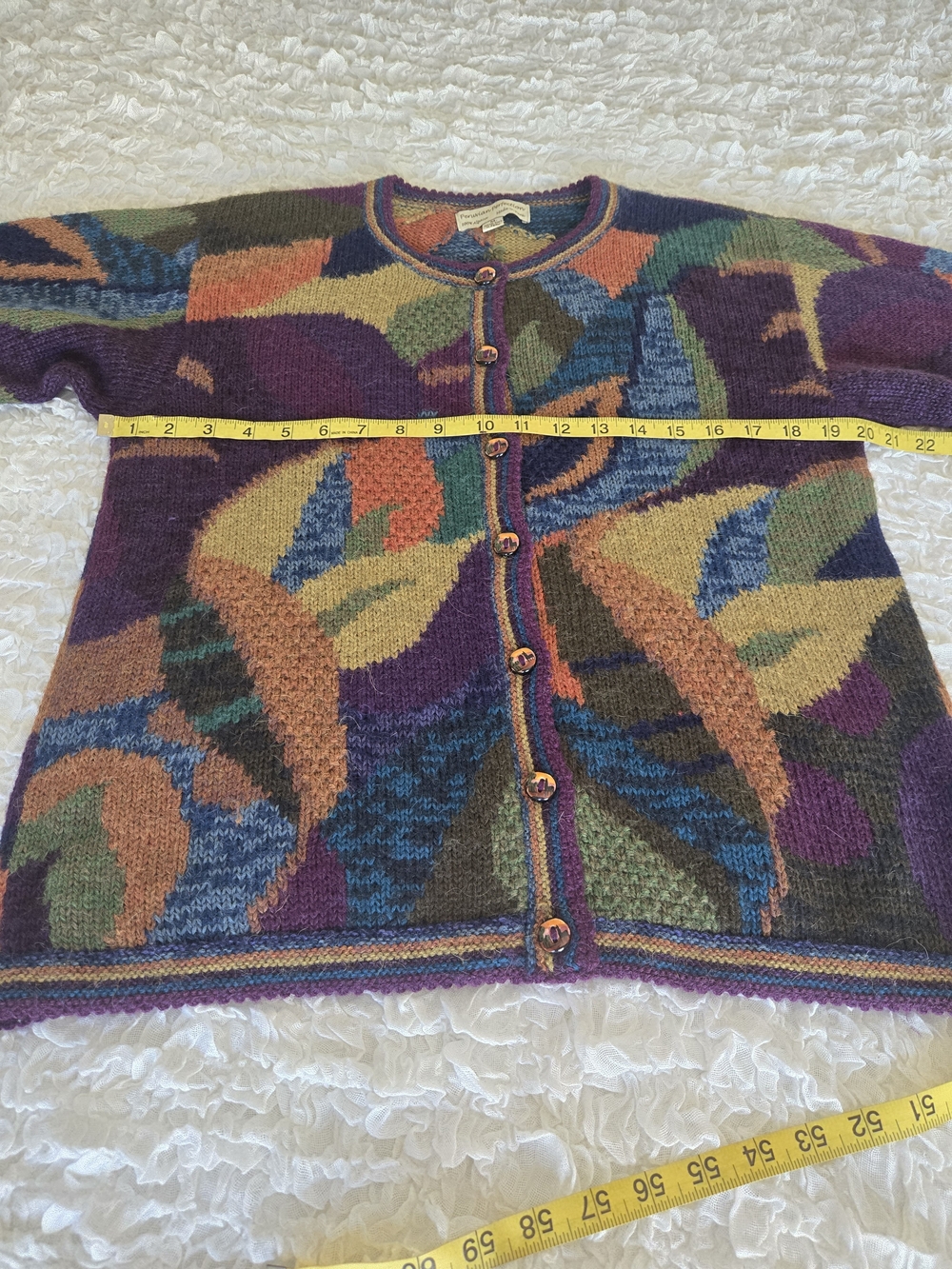 Peruvian Connection Alpaca Cardigan - Picture 9 of 9